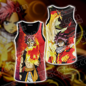 Fairy Tail: Natsu Dragneel New Version Unisex 3D Tank Top