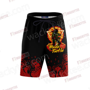 Teenage Mutant Ninja Turtles - Raphael Rude Turtle Beach Shorts