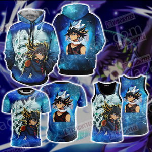 Yu-Gi-Oh! Yusei Fudo and Stardust Dragon New Version 3D Hoodie