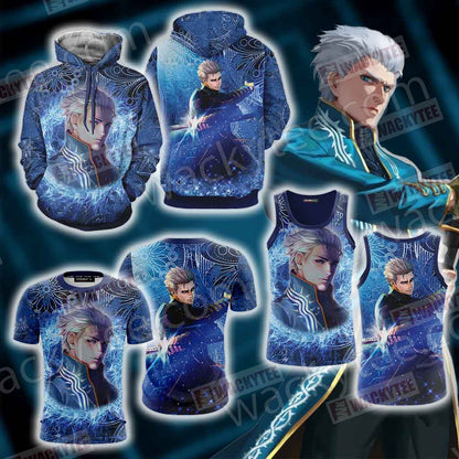 Devil May Cry - Vergil Unisex 3D Tank Top