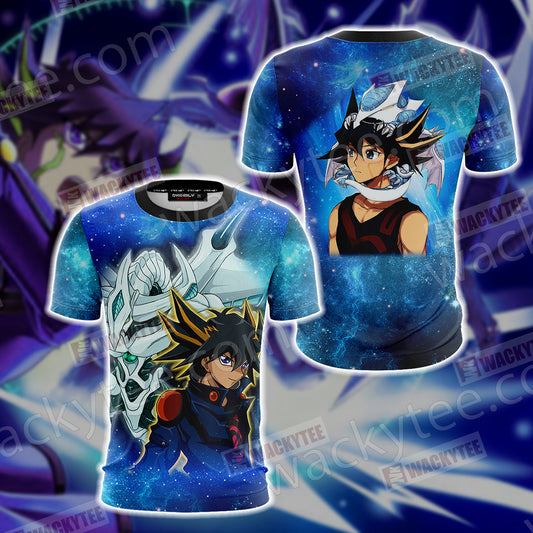 Yu-Gi-Oh! Yusei Fudo and Stardust Dragon New Version 3D T-shirt