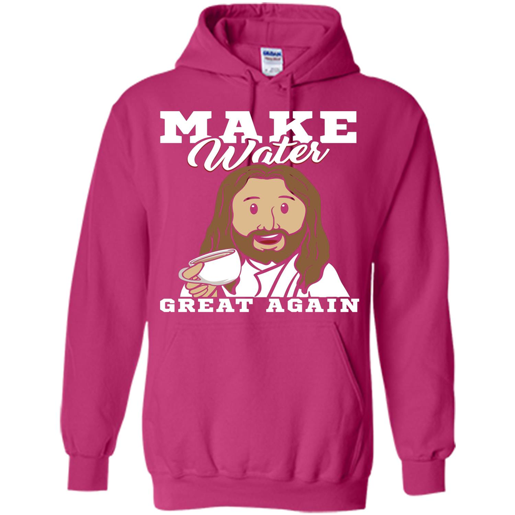 Jesus T-Shirt Make Water Great Again Heliconia