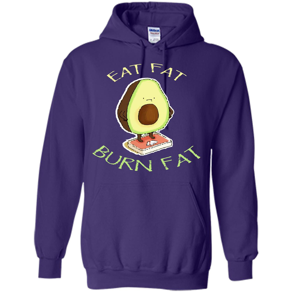 Avocado T-shirt Eat Fat Burn Fat T-shirt
