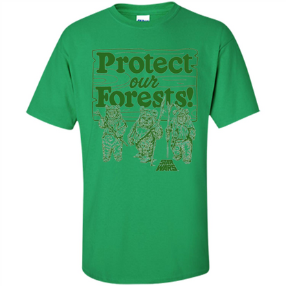 Movies T-shirt Protect Our Forests T-Shirt Irish Green