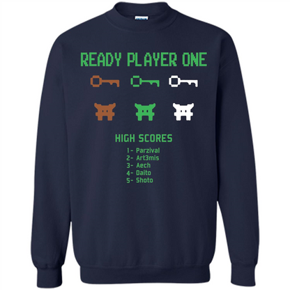 Video Games Ready Play One T-shirt Navy