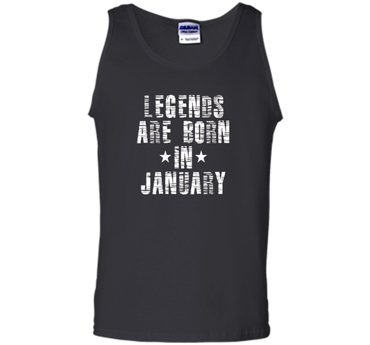Novelty Legends Are Born In January T-Shirt t-shirt Black