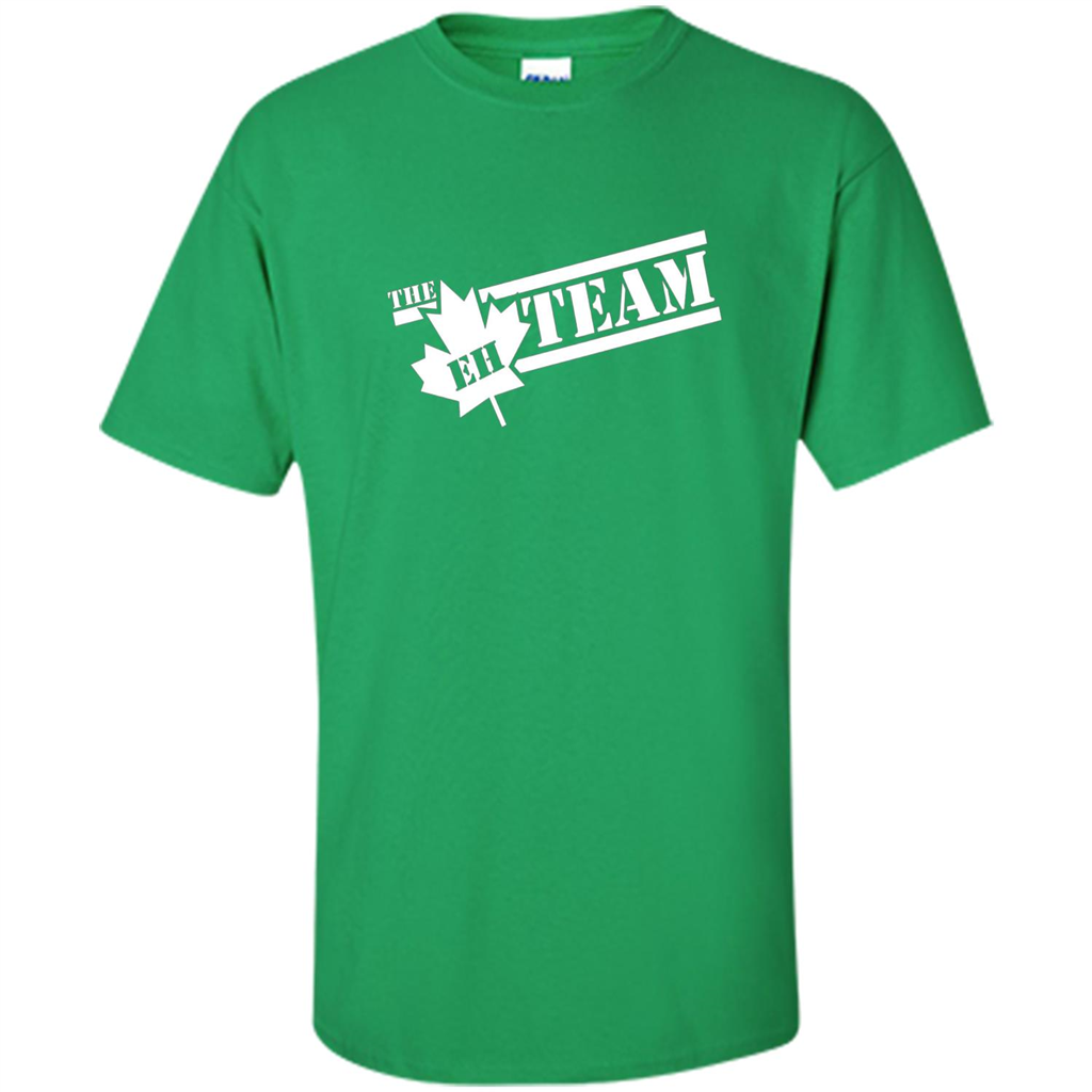Funny The EH Team Canada T-shirt Irish Green