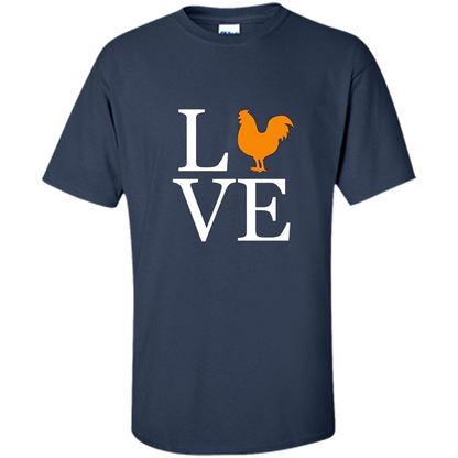 Love ChickenT-Shirt Navy