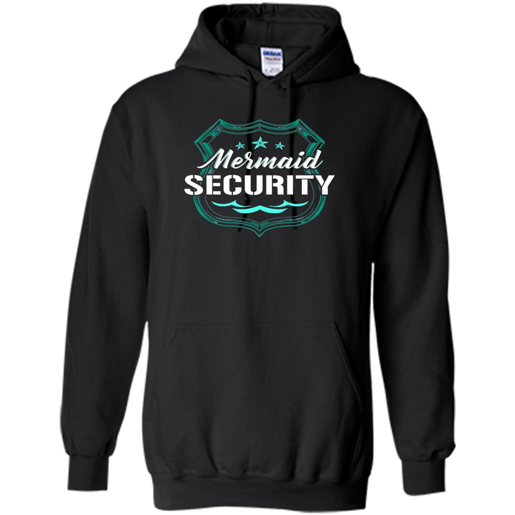 Mermaid Security T-shirt Black