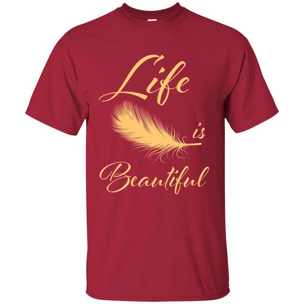 Beautiful Life Wing T-shirt Life Is Beautiful Cardinal