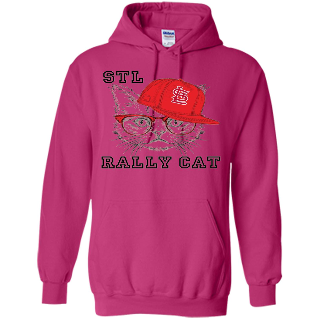 STL Rally Cat T-Shirt Saint Louis Rally Cat T-shirt Heliconia
