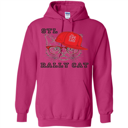 STL Rally Cat T-Shirt Saint Louis Rally Cat T-shirt Heliconia