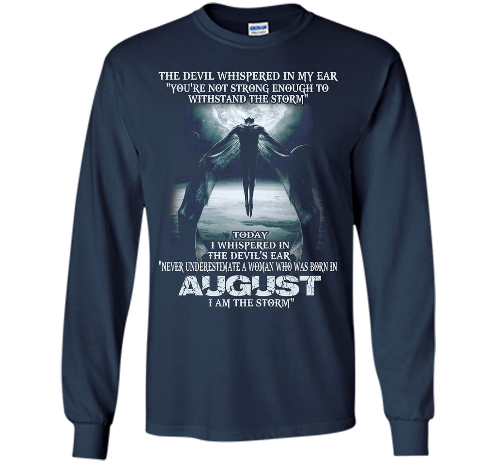 The Devil Born In August The Storm T-shirt Navy