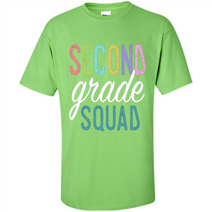 Second Grade Squad T-shirt Back to School T-shirt