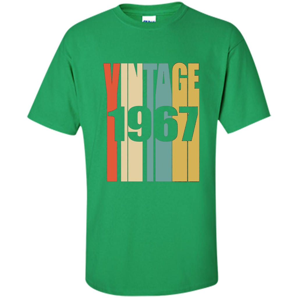 Retro Vintage 1967 T-shirt 50th Birthday T-shirt Irish Green