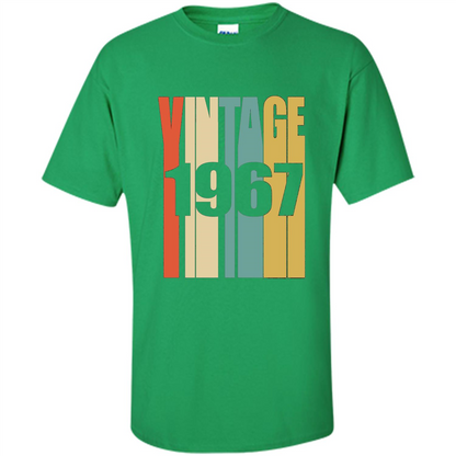 Retro Vintage 1967 T-shirt 50th Birthday T-shirt Irish Green