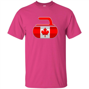 Canadian Curling Flag T-shirt