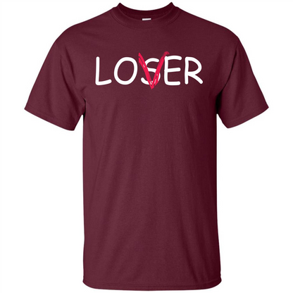 Loser To Lover T-shirt Maroon
