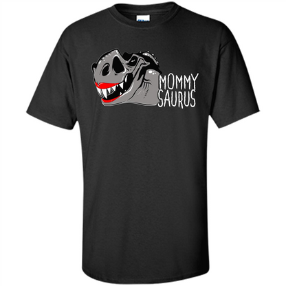 Mommy Saurus T-shirt Black