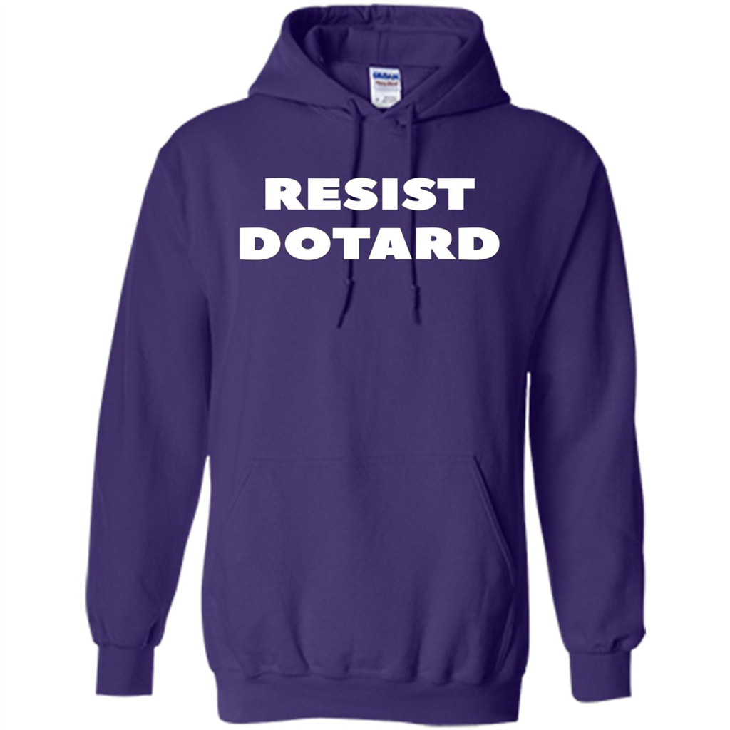 American President T-shirt Resist Dotard T-Shirt Purple