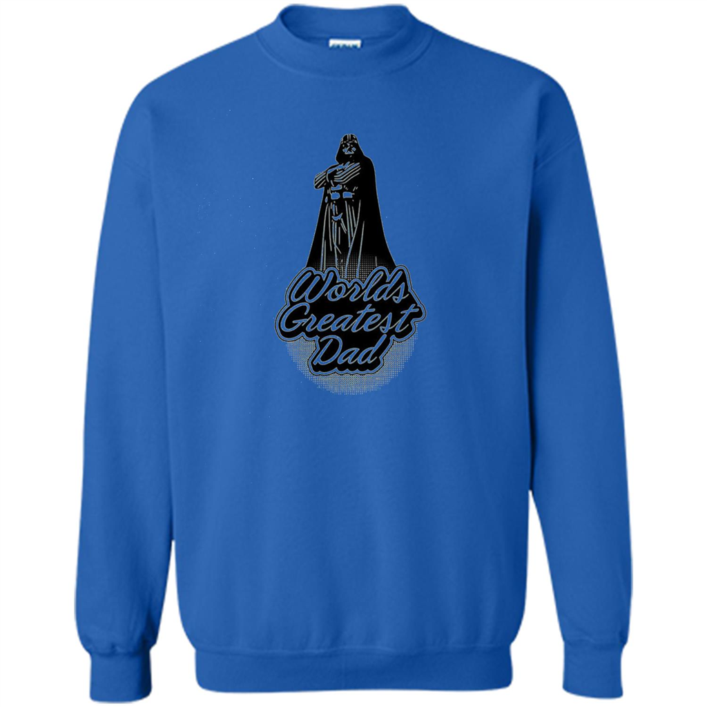 Father Day T-shirt World's Greatest Dad Royal