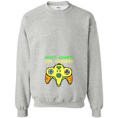 Pregnancy & Birth T-shirt Baby Gamer On Board Ash