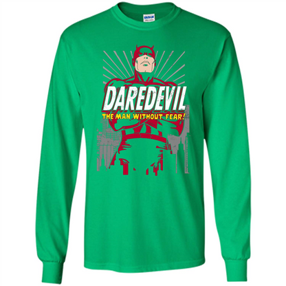 Movies T-shirt Marvel Daredevil The Man Without Fear Irish Green