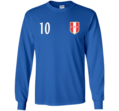 Soccer Peru T-shirt Peruvian Team Alternative T-shirt Royal