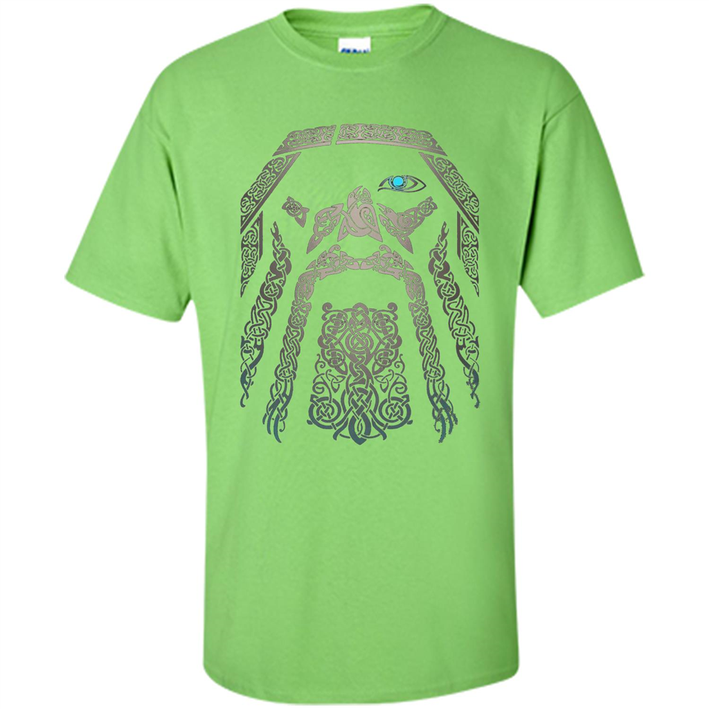 Odin-Vikings Valhalla T-shirt Lime