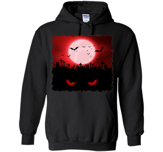 Spooky Halloween Red eye's T-Shirt t-shirt Black