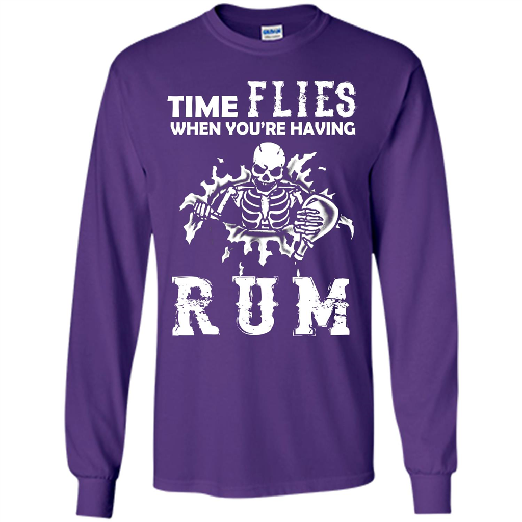 Rum T-shirt Time Flies When You're Having Rum