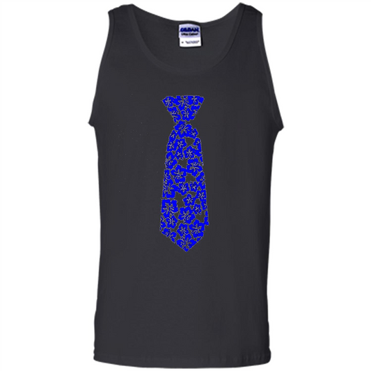 Hawaiian T-shirt Floral Tie Royal