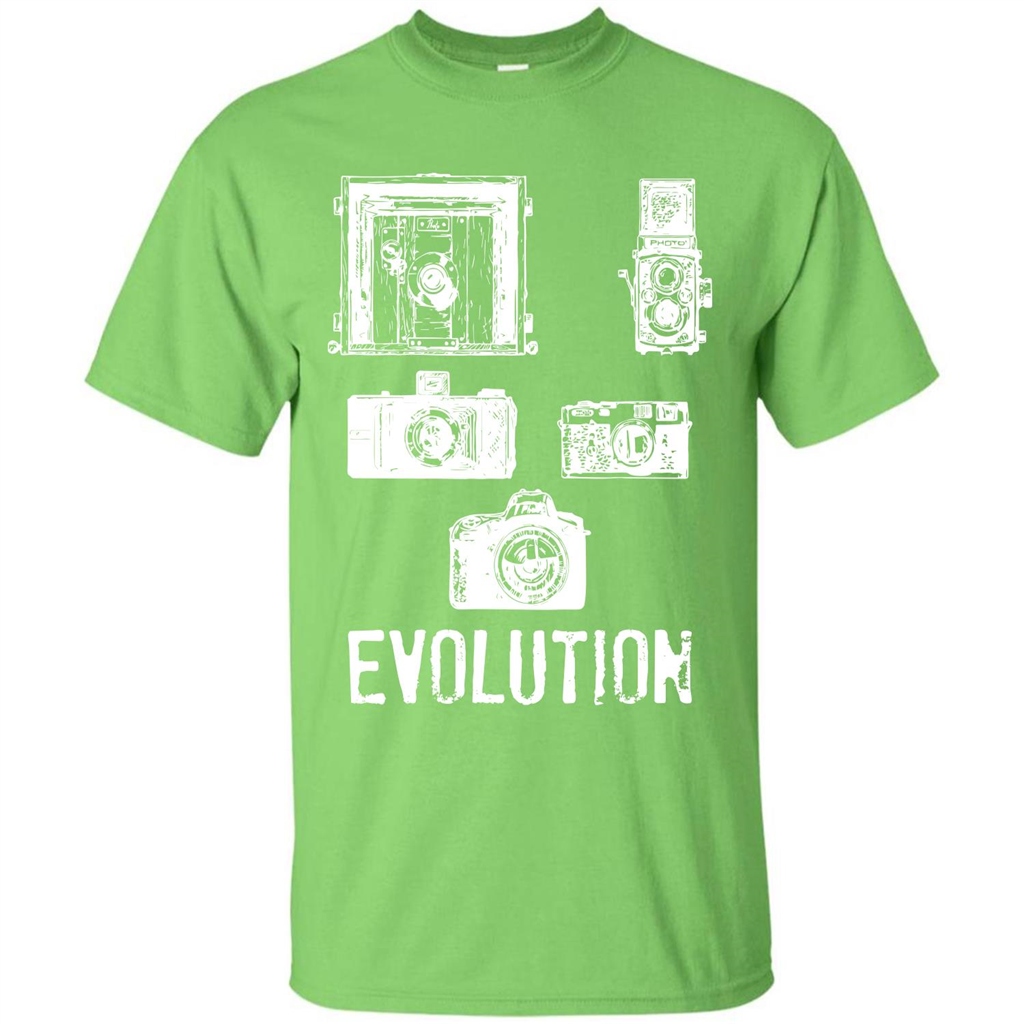 Photographer T-shirt Evolution T-shirt Lime