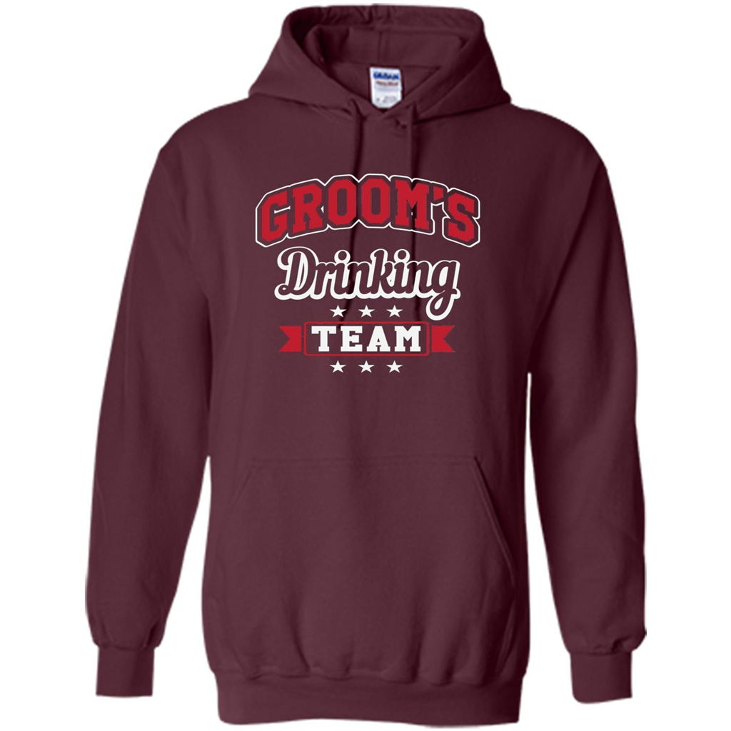 Funny Groom's Drinking Team T-shirt Bachelor Party