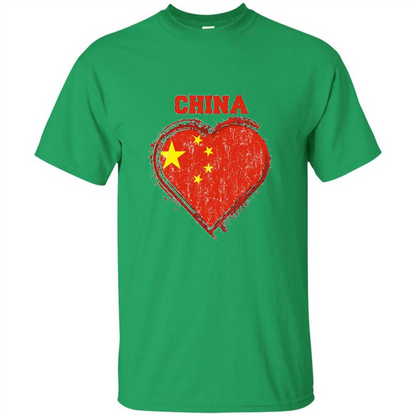 Chinese T-shirt Chinese Flag Shirt Irish Green