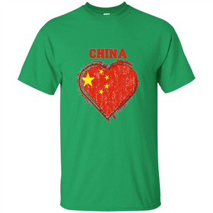 Chinese T-shirt Chinese Flag Shirt