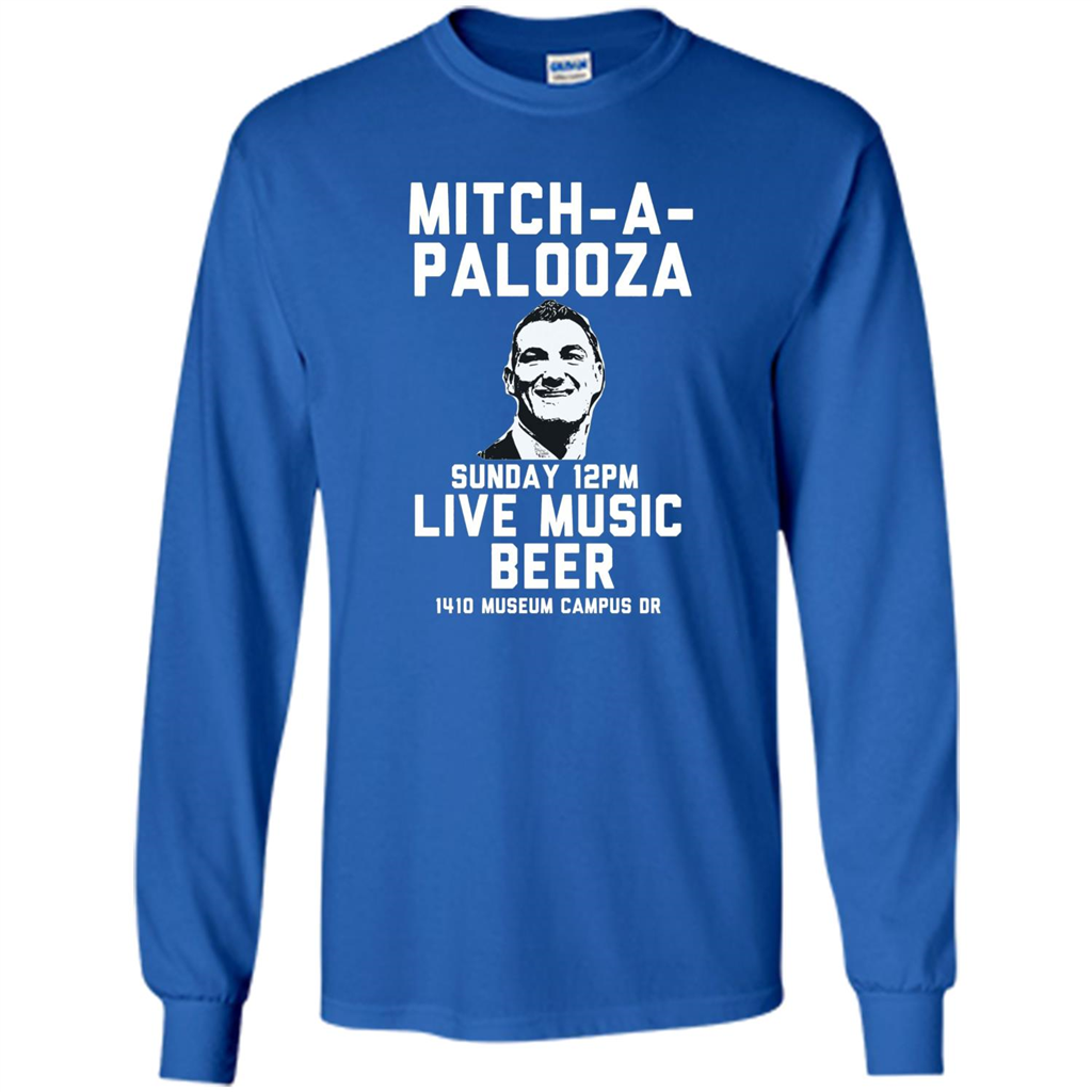 Mitch-a-palooza Live Music Beer T-shirt Royal