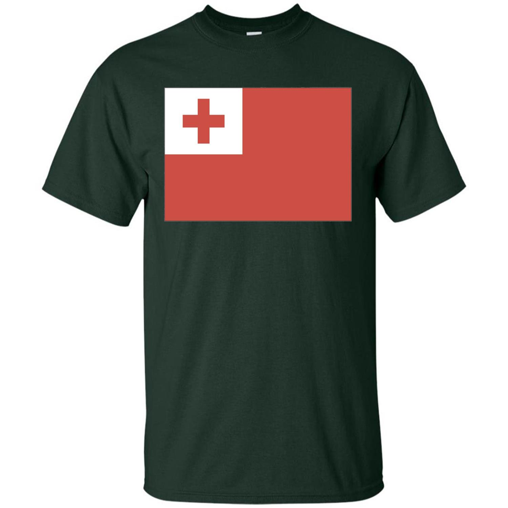 Tonga T-shirt Flag Of Tonga T-shirt Forest Green