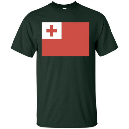 Tonga T-shirt Flag Of Tonga T-shirt Forest Green