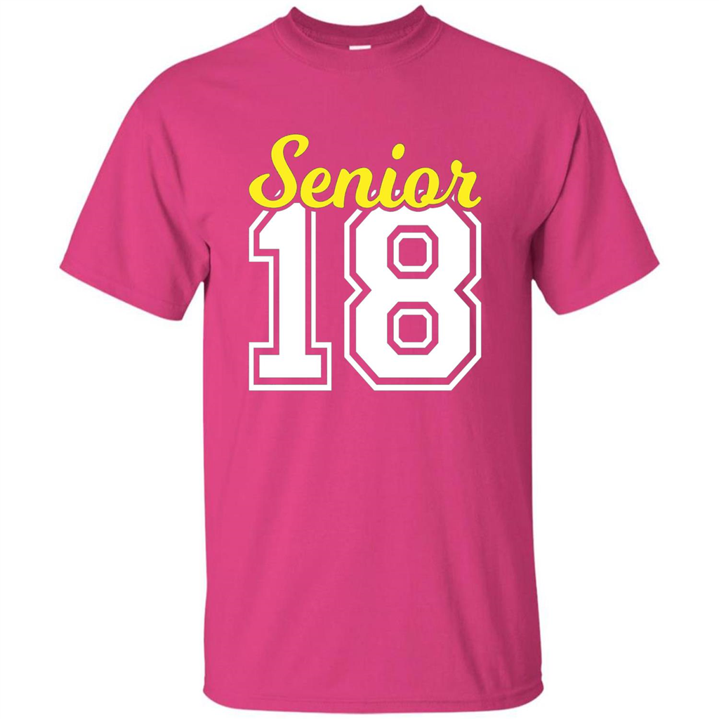 Senior Class of 2018 Jersey Style T-shirt Heliconia