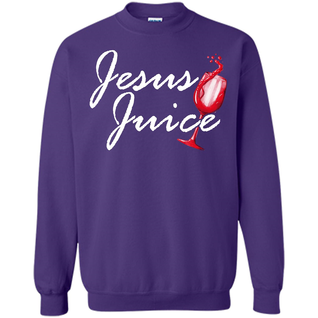 Wine T-shirt Jesus Juice Purple