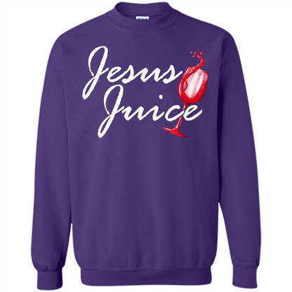 Wine T-shirt Jesus Juice Purple