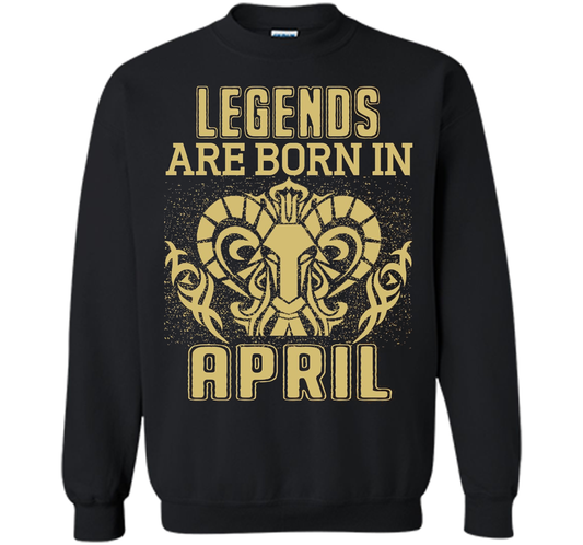 LEGENDS ARE BORN IN APRIL shirt Black