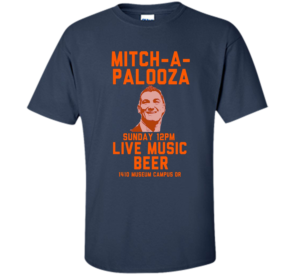Mitch A Palooza Blue And Orange Party T-shirt Navy