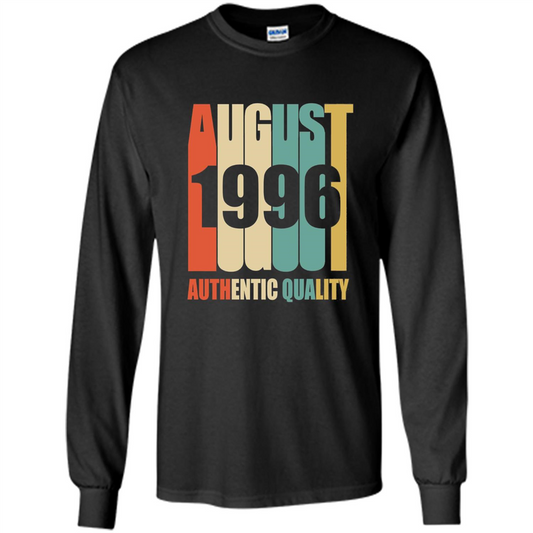 August 1996 Authentic Quality T-shirt Black