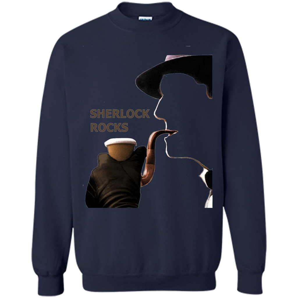 Sherlock Rocks T-shirt Navy