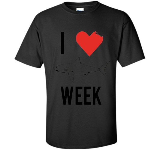 I Love Shark Shirt shirt Black