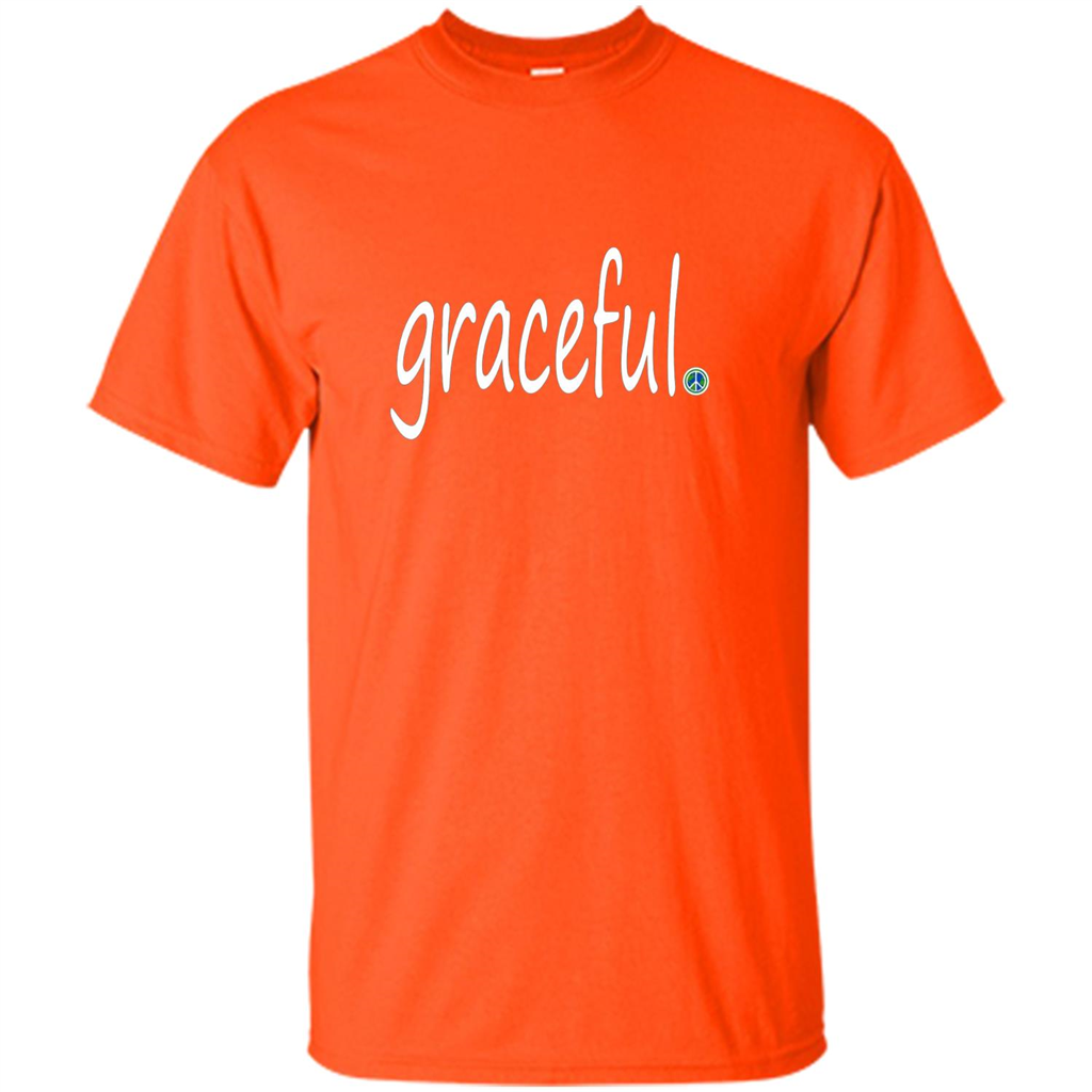 Graceful T-shirt World Peace Point Orange