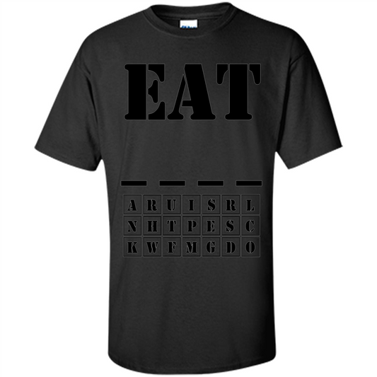 Word Puzzle - Eat (Blank) T-shirt Black