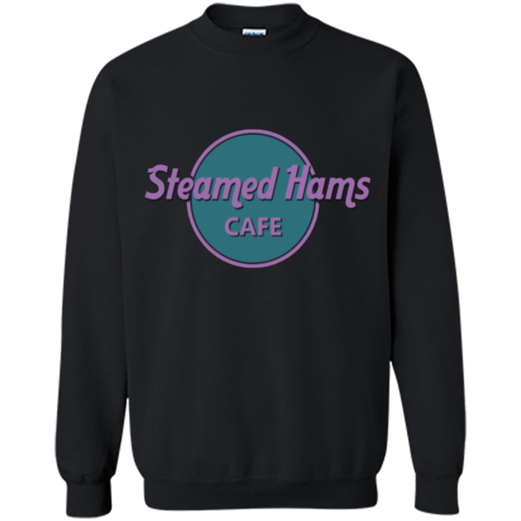 Steamed Hams Cafe T-shirt Black